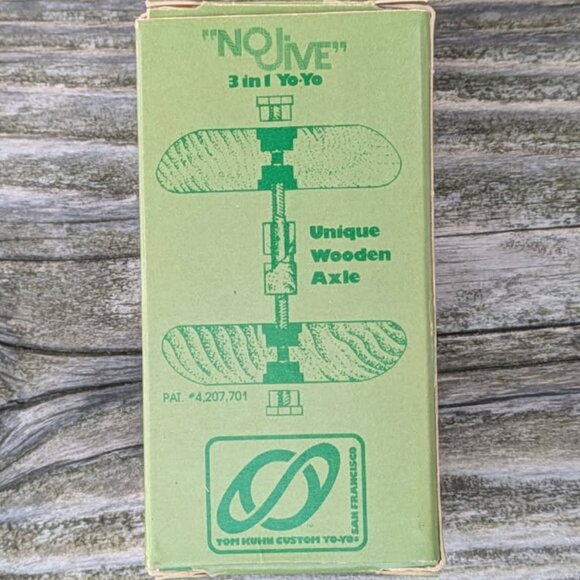 Vintage Tom Kuhn No Jive 3 in 1 Wood Yo-Yo - Picture 11 of 14